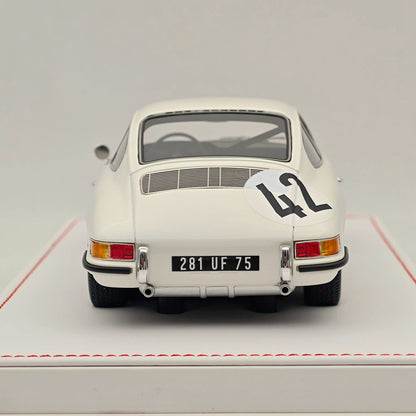 Ivy Merit 1/18 Porsche 911s 1967 Le Mans Blanc 42# Résine de collection de haute qualité