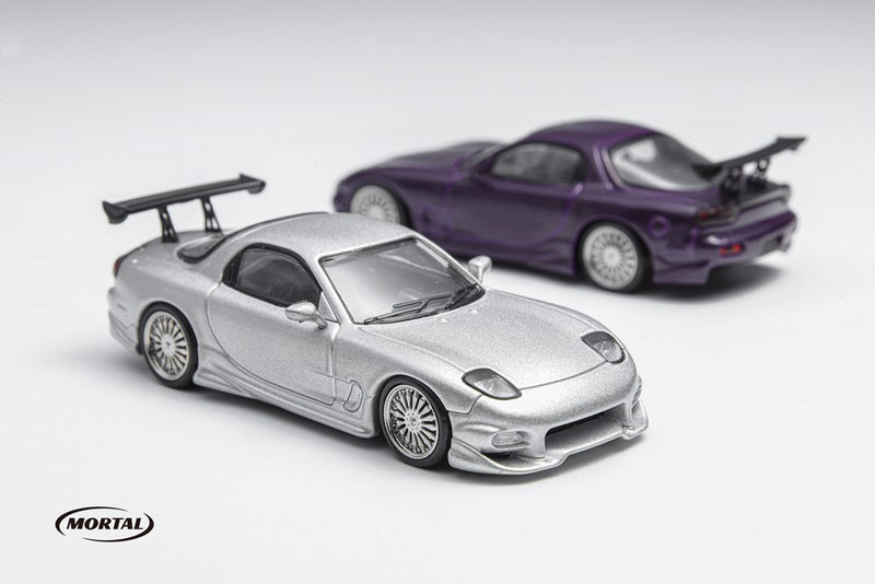 Pre-sale Mortal 1:64 Mazda RX7 Veilside Diecast Toys Car Models Hobby Collection Gifts The Fast and the Furious