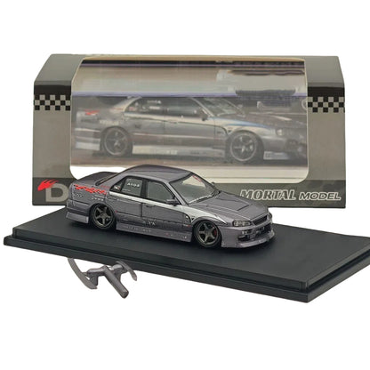 MORTAL 1:64 BLITZ D1 SKYLINE ER34 URAS K5-660R MODEL-J STYLE Drift Car Edition Miniature Diecast Toys Car Models Hobby Collection Gifts