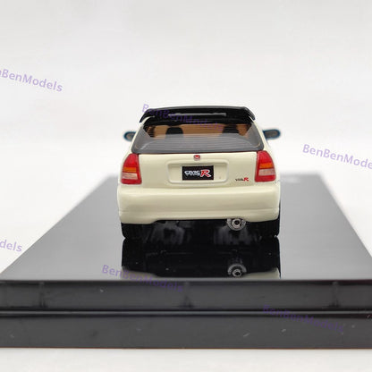 1/64 Hobby Japan Civic TYPE R (EK9) With Engine Display Model HJ642016EW White