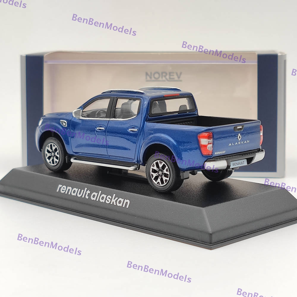 1/43 Norev Renault Alaskan Pick-Up Blue Diecast Toys Car Models Collection Gifts
