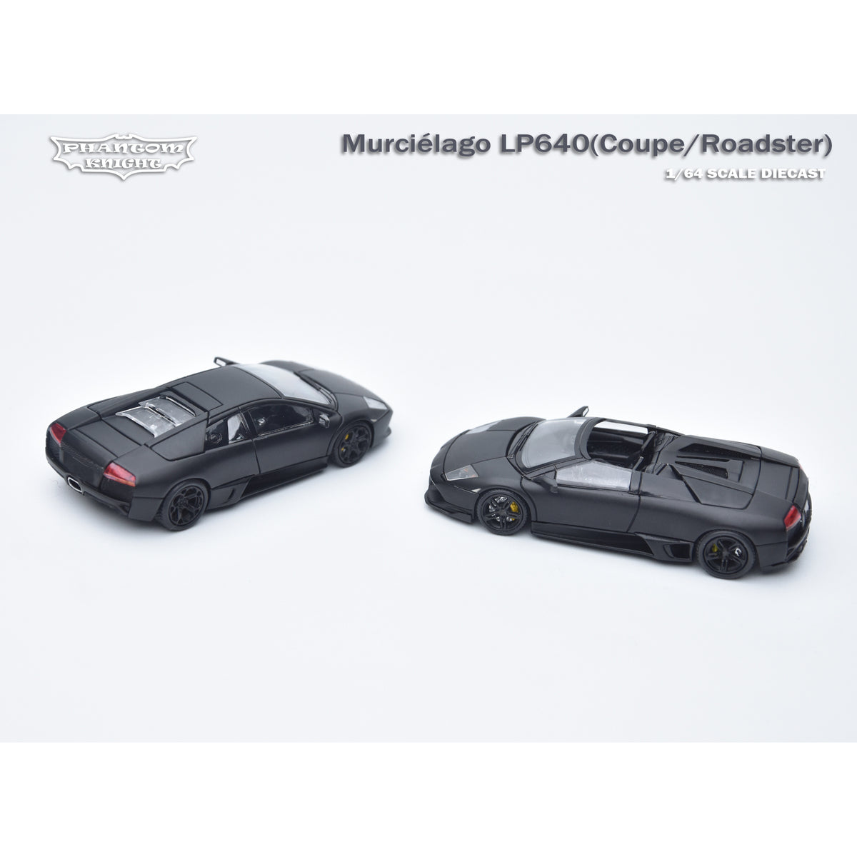 Phantom Knight PK Murciélago LP640 Bat Chengdu Auto Show 1:64 Alloy Open Cover Car Model Gifts