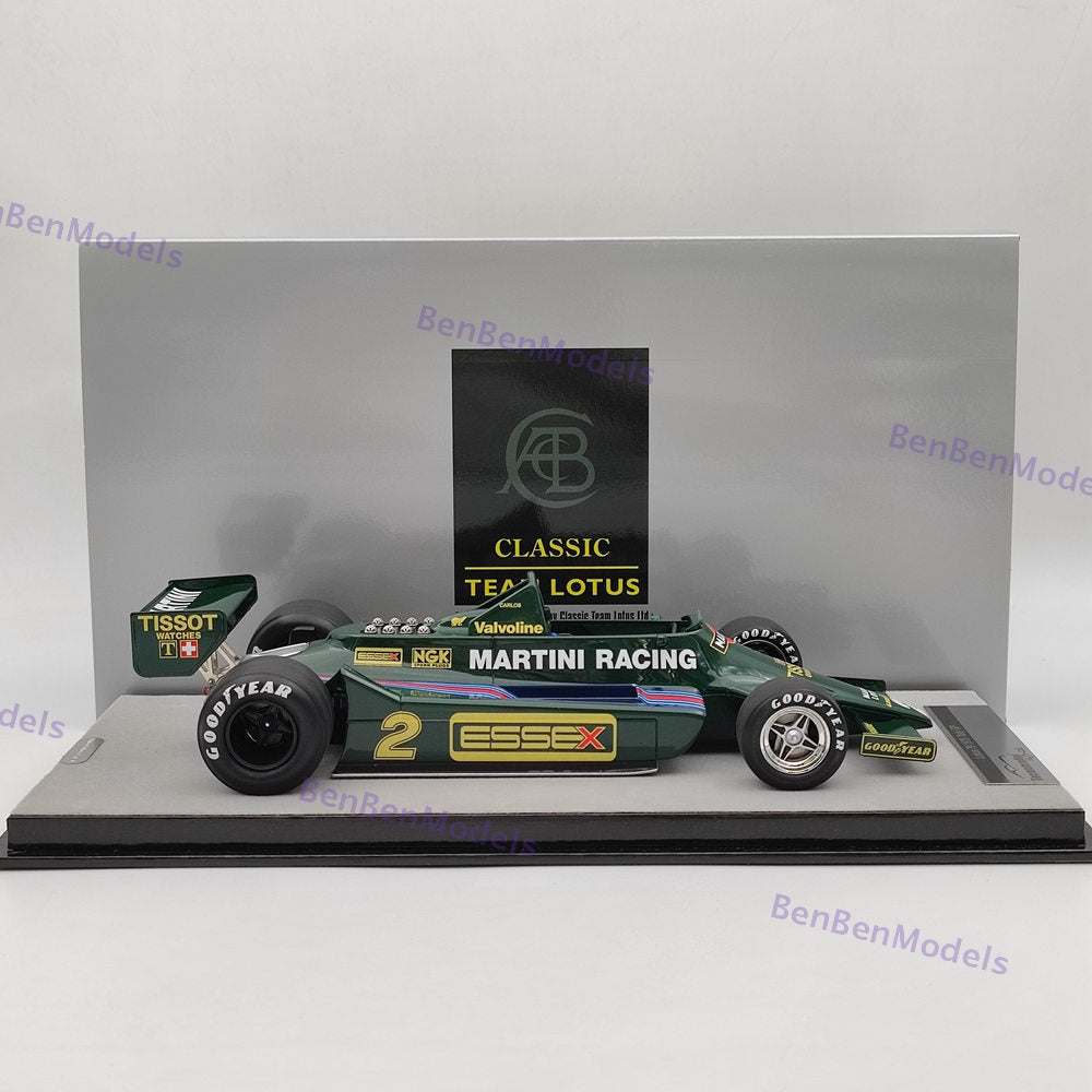 1/18 Tecnomodel Mythos Series Lotus 79 1979 ltaly GP #1 Carlos Rentemann Resin