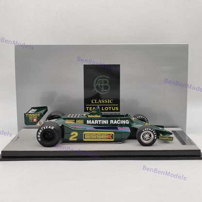 1/18 Tecnomodel Mythos Series Lotus 79 1979 ltaly GP #1 Carlos Rentemann Resin