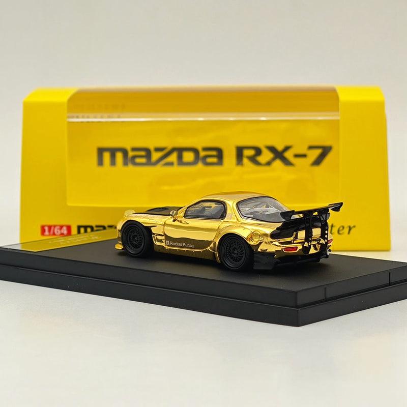 Master 1:64 Mazda RX-7/RX7 FD3S Hood and Headlights Can Open Diecast Models Toys Car Collection Gifts