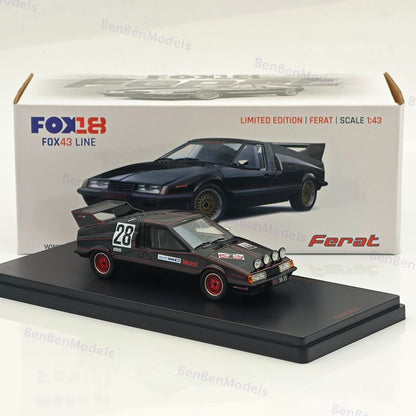 1:43 FOX18 Škoda Supersport typ 724 Ferat Movie version #28 1981 Limited Edition