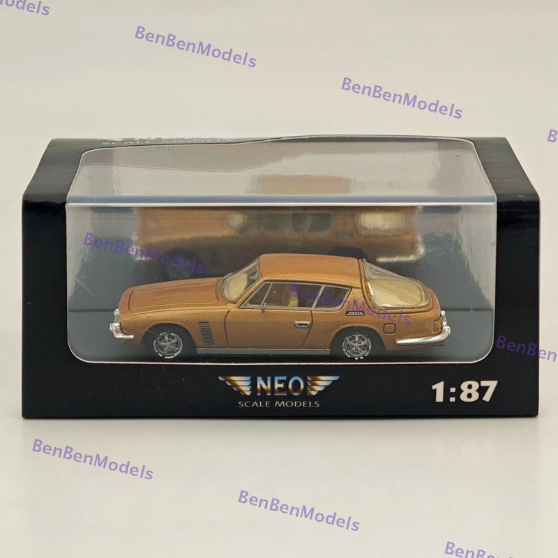 1/87 NEO SCALE MODELS Jensen Interceptor III Resin Car Limited Collection Brown