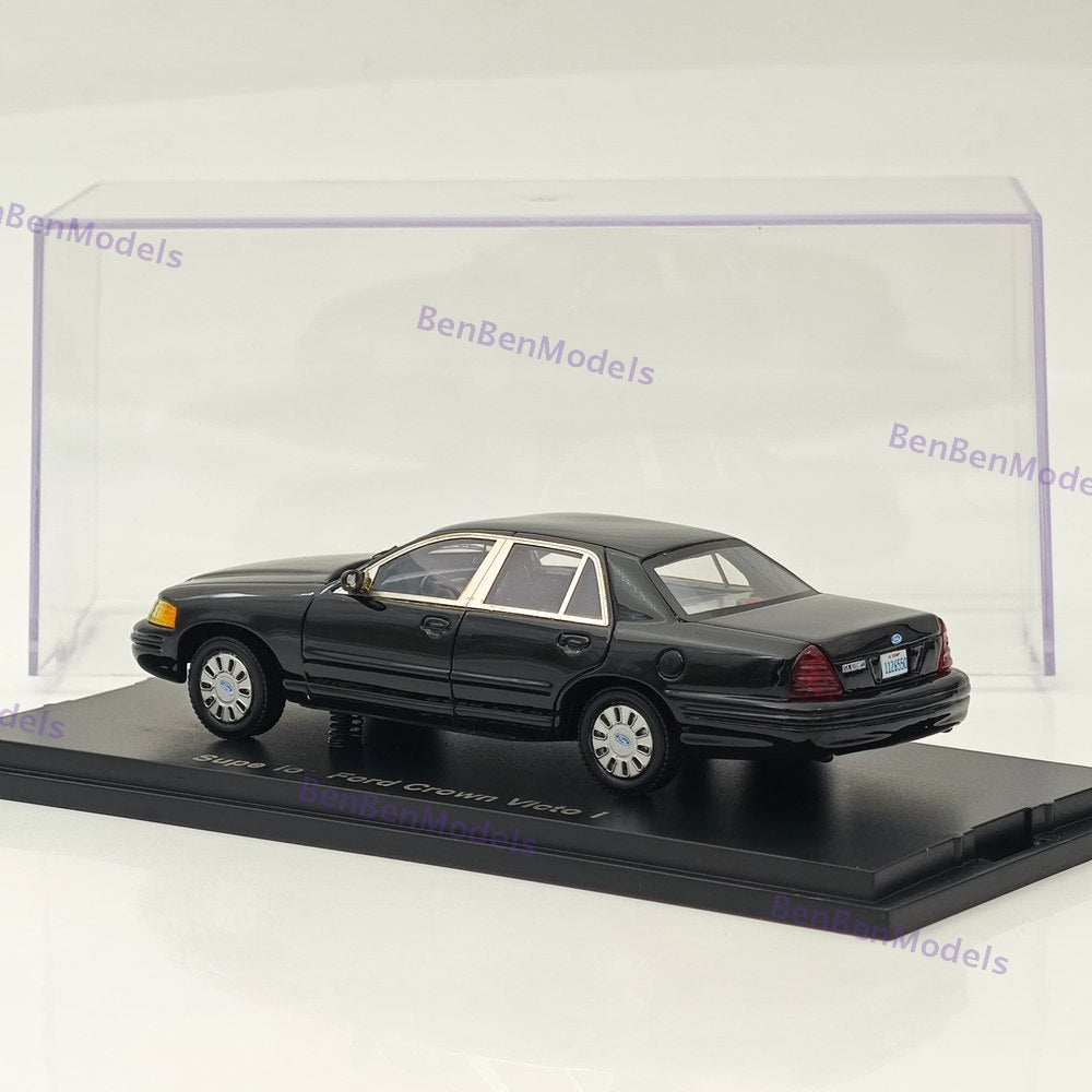 1/43 Supe io Ford Crown Victo I Black Resin Model Car Limited Edition Used