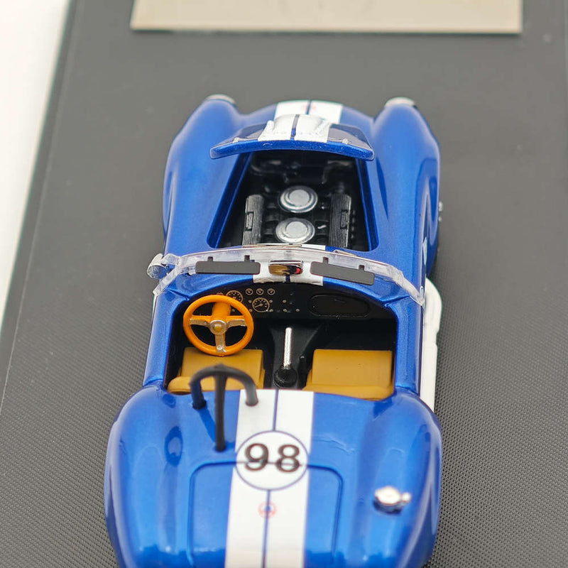 Fine works 1/64 Ford Shelby Cobra 427 Blue Power Cap Alloy Diecast Models Car