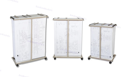 BrooksideDesign Heavy Duty Vertical Blueprint Storage Mobile Plan Center (Model MVPC)