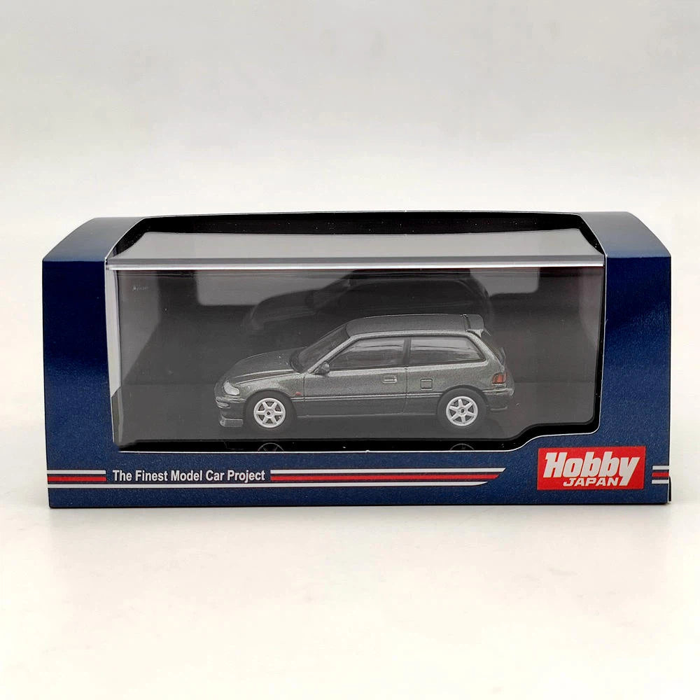 Hobby Japan 1/64 EF9 SiR Ⅱ Customized Version Gray HJ641031CGM Diecast Model Toys Car Collection Gifts