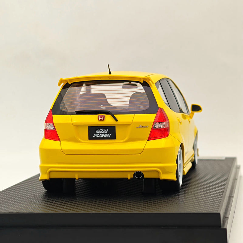 1/18 Stance Hunters Honda Fit JAZZ Mugen Version Yellow Resin Models Car Limited
