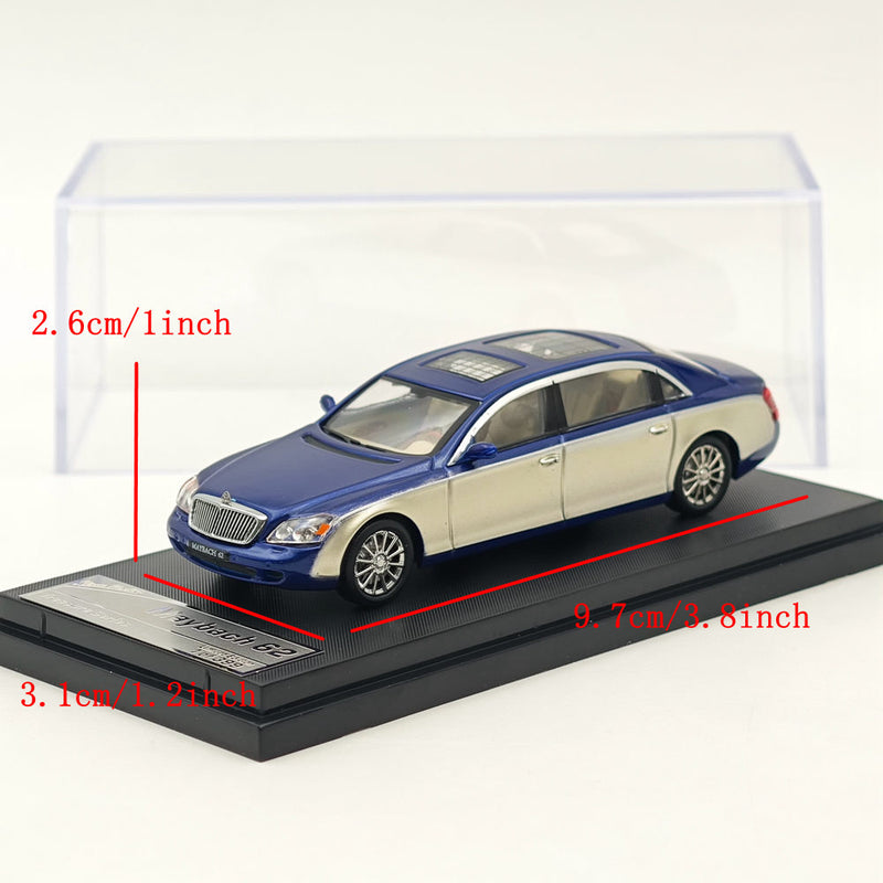 Stance Hunters 1/64 Mercedes Benz Maybach 62 Diecast Models Car Collection Blue