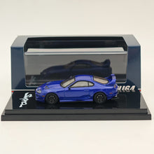 Hobby Japan 1/64 Toyota SUPRA (JZA80) JDM VERSION PERSONNALISÉE BLEU MICA MÉTALLIQUE HJ644042BL Modèles moulés sous pression Collection de voitures 