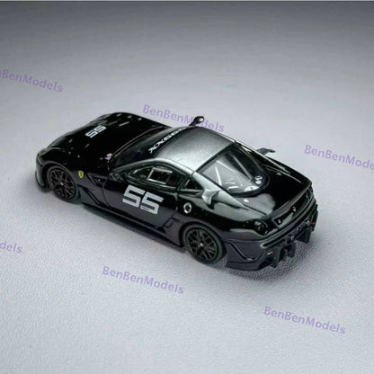 RM 1:64 Ferrari 599XX Racing Sports Model Diecast Car Model with Openable Hood