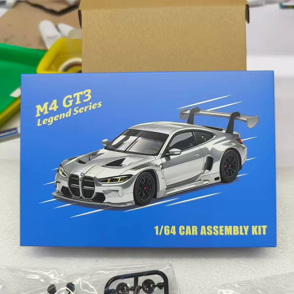 Elite Build 1:64 M4 GT3 Sectional Modification Kit Alloy Car Model Collection Ornaments