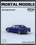 Pre-sale Mortal & OM 1:64 Nissan ER34 uras SKYLINE Miniature Diecast Toys Car Models Hobby Collection Gifts Limited 699