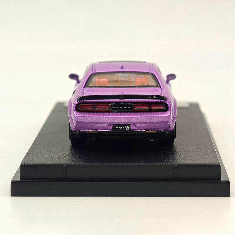 1:64 SH Dodge SRT Hellcat Muscle Sports Diecast Models Car Collection Purple