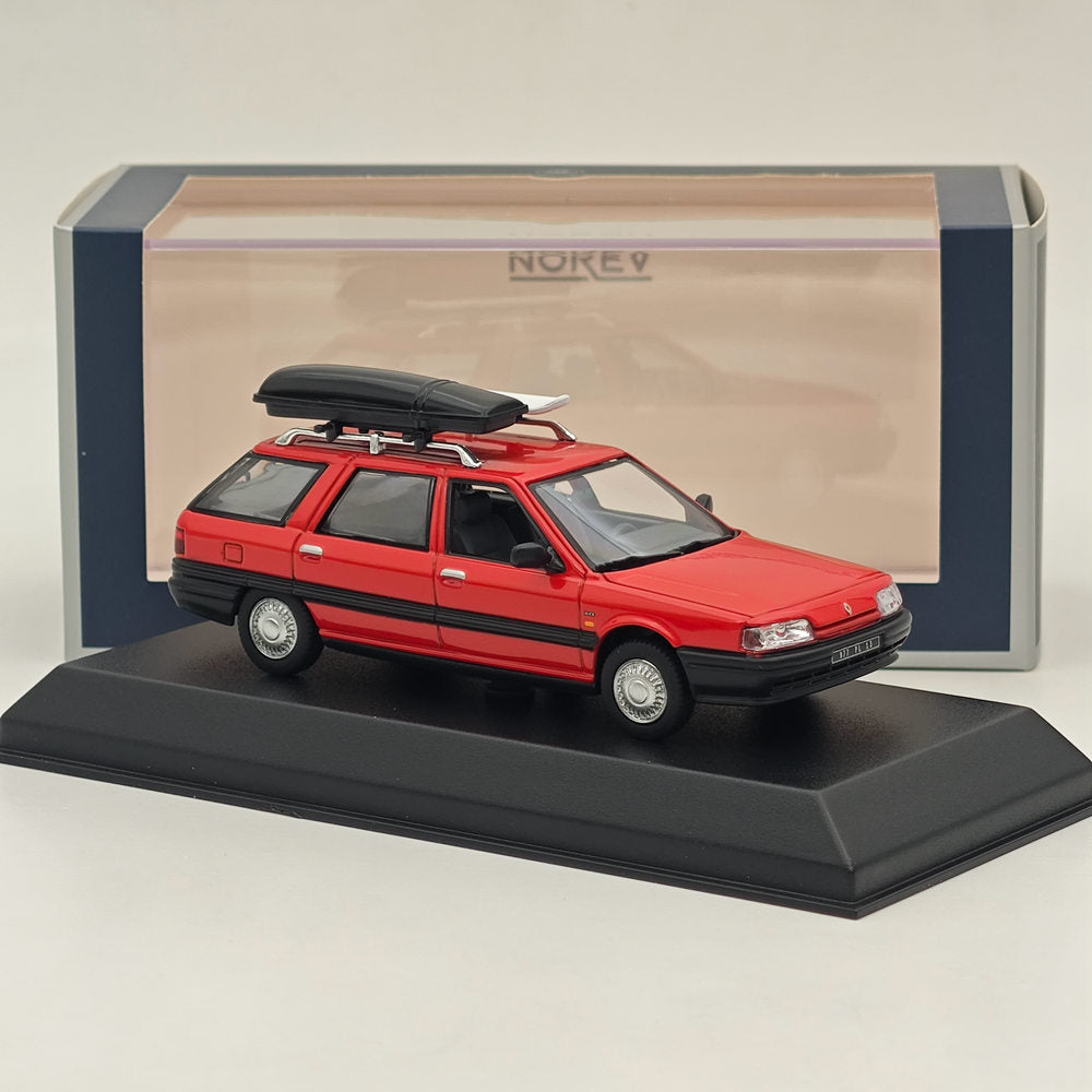 Modèle réduit de voiture moulé sous pression Norev Renault 21 Nevada rouge avec accessoires, 1989, 1/43