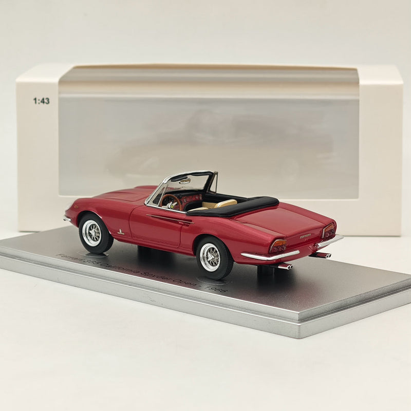 Kess-Model 1/43 Ferrari 365 California Spyder Open Burgundy KE43056281 Red 1966