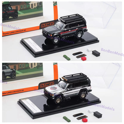Pre-sale GCD 1/64 Toyota Land Cruiser LC80 Modified Version with Accessories