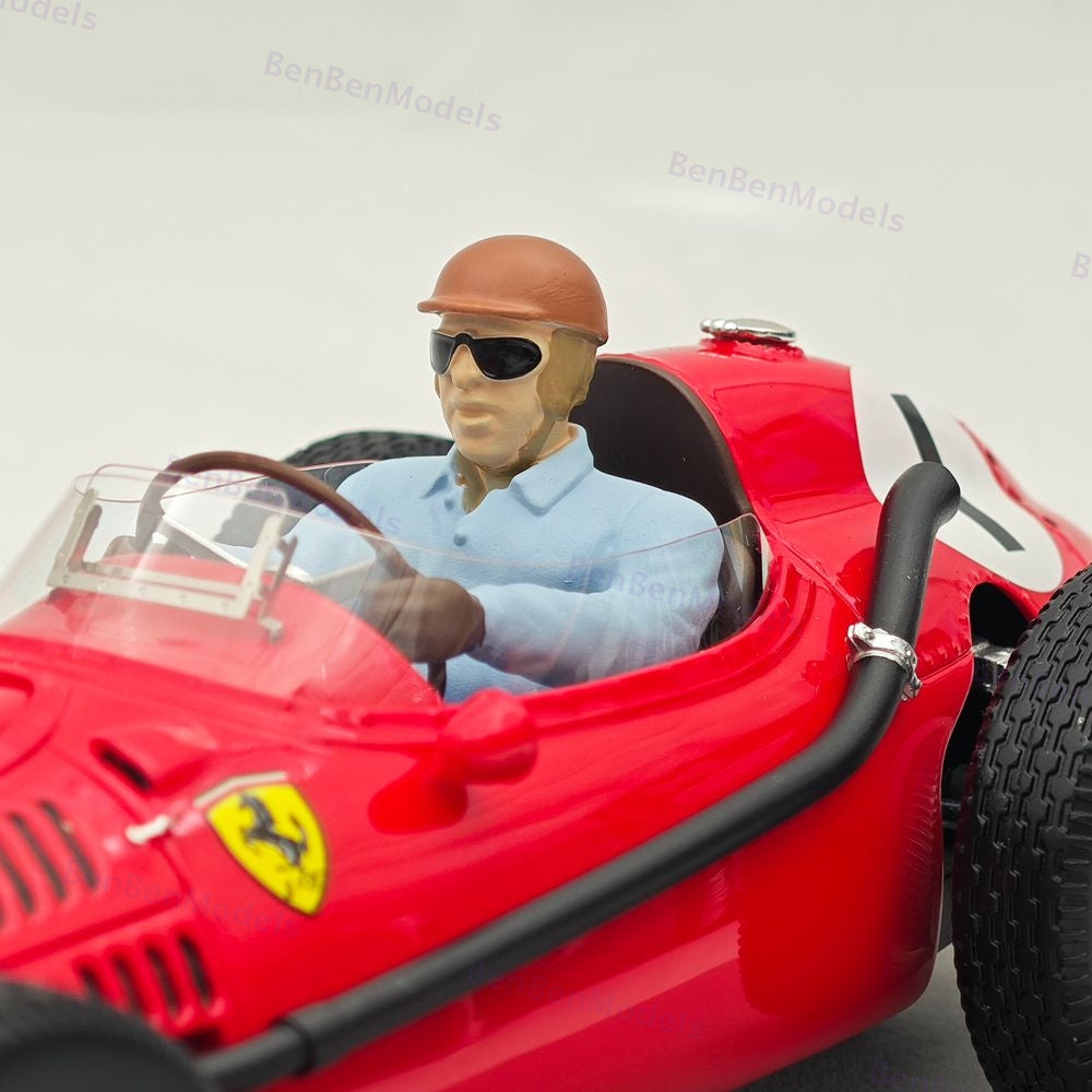 Tecno 1/18 Ferrari .Dino 246 F1 Winner England GP 1958 P.Collins #1 TMD18-116B