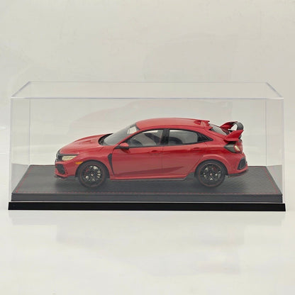 1:18 Acrylic Display Case Carbon Fiber Base Dustproof Collectible Storage Box for GCD VMB Xiaoguang DM Models