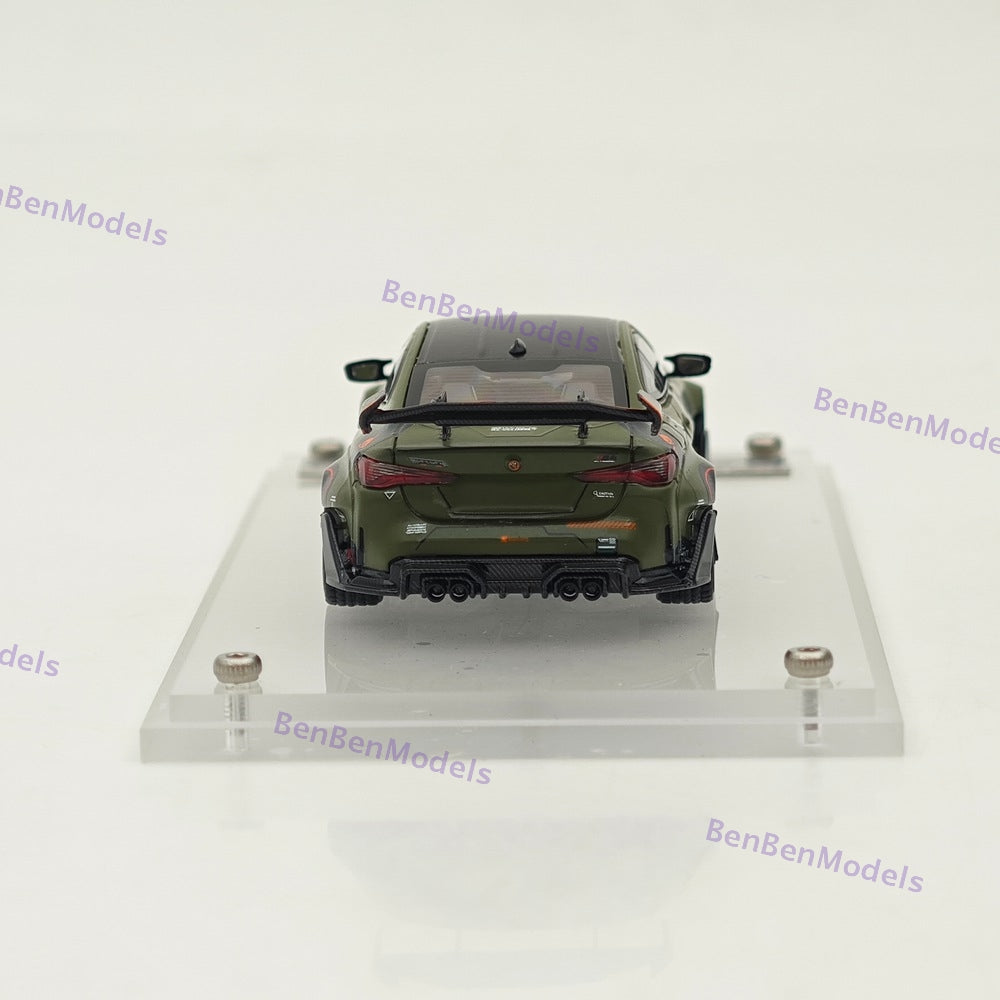 APA SW 1:64 M4 G82 Green Expo Exclusive Widebody Diecast Metal Car