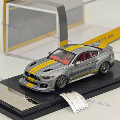 1:64 Liberty Mustang Clinched Widebody Muscle Sports Diecast Metal Car
