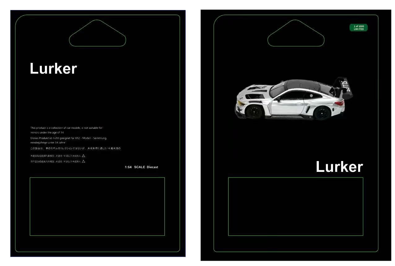 Lurker 1:64 BMW M4 GT3 Racing Car Racing Edition Diecast Toys Car Model Gifts