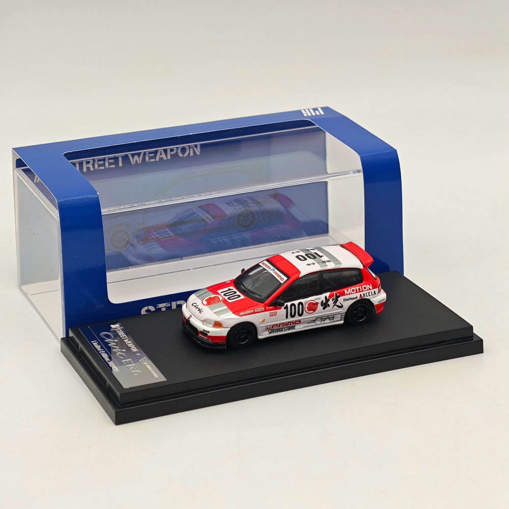Modèle moulé sous pression 1/64 Street Weapon Honda Civic EG6 revêtement idemitsu Ltd 499 #100 