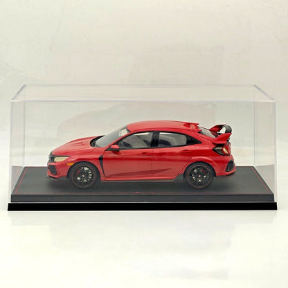 1:18 Acrylic Display Case with Leather Base Dustproof Transparent Model Car Box