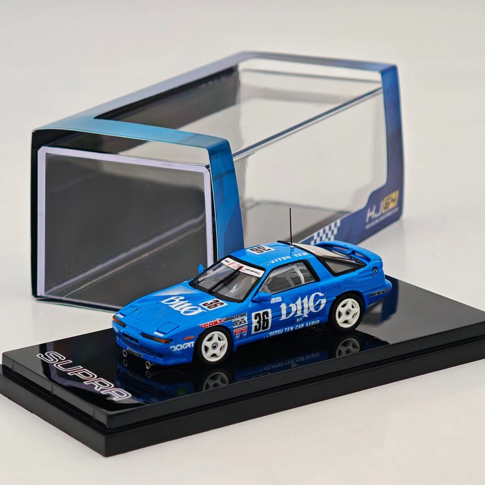 Hobby Japan 1/64 Supra MA70 Turbo Minolta 88 Biyo 89 Fujitsuten TOM'S 90 Diecast