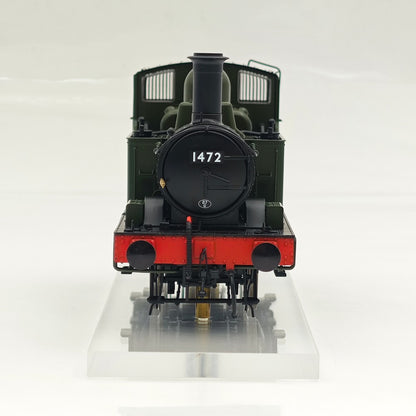 Dapol 7S-006-026 O Gauge 14xx Class 1472 -0-4-2T BR Lined Green Early Emblem DCC