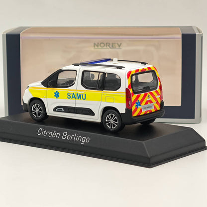 Norev 1/43 Citroën Berlingo SAMU Diecast Model Cars Collection Limitée Blanc