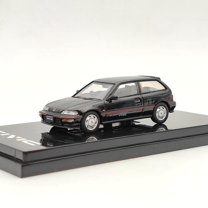 1/64 Hobby Japan Honda Civic (EF9) SiR Ⅱ HJ641031ABK Diecast Model Car Black