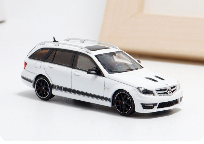 Flame 1:64 C63 V8 Edition 507 Wagon Travel Simulation Alloy Car Model