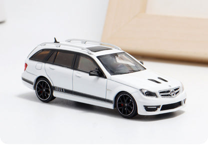 Flame 1:64 C63 V8 Edition 507 Wagon Travel Simulation Alloy Car Model