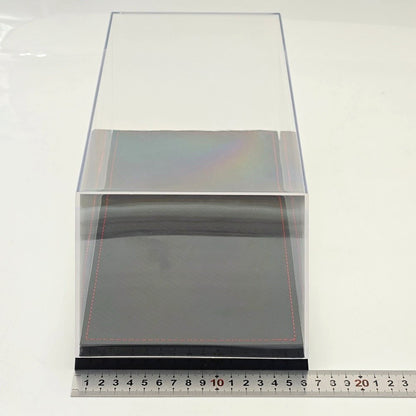 1:18 Acrylic Display Case Carbon Fiber Base Dustproof Collectible Storage Box for GCD VMB Xiaoguang DM Models