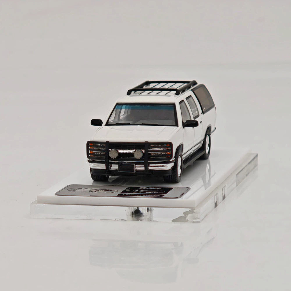 Bliss 1:64 Suburban GMT400 SUV White Sports Model HEC Beijing Exclusive Ltd 499 Diecast Model Car