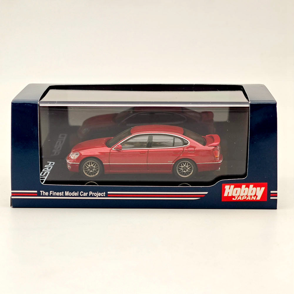Hobby Japan 1/64 TOYOTA ARISTO V300 VERTEX EDITION Customized Red HJ641030CR Diecast Models Car Collection Auto Toys Gift In Stock - US