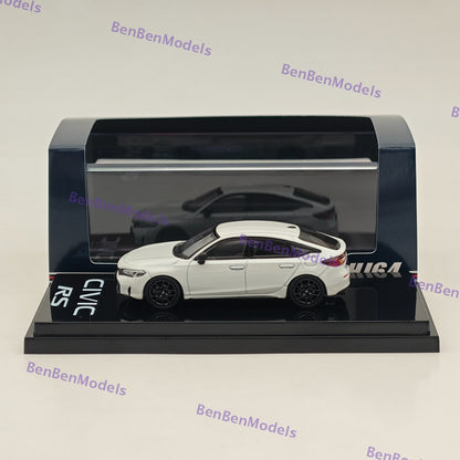 1/64 Hobby Japan CIVIC RS Platinum White Pearl Diecast Model Car HJ642046AW