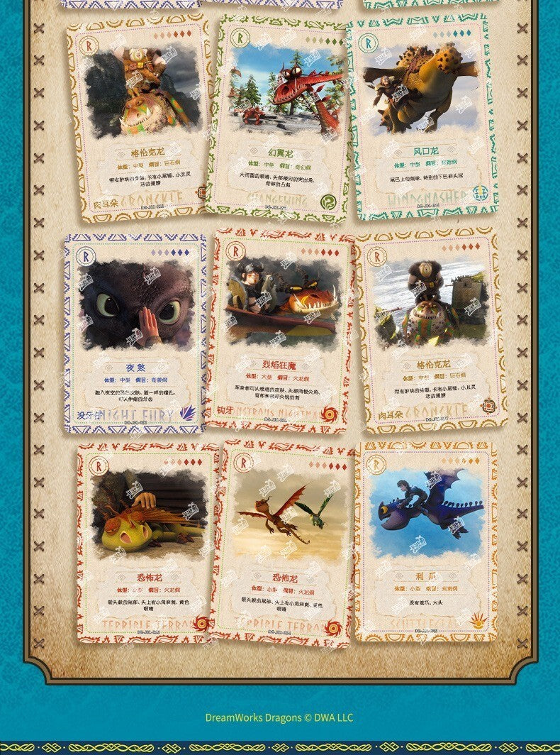 IN STOCK Kayou How To Train Your Dragon Card Dragon Hunt Wind Rider Anime Box