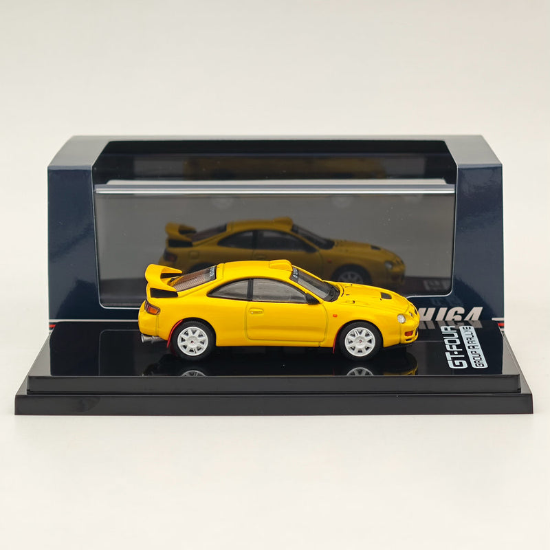 Hobby Japan 1/64 Toyota CELICA GT-FOUR WRC Edition (ST205) Customized Version / 8 Spokes Wheel HJ641064CY Yellow Diecast Models Car Collection