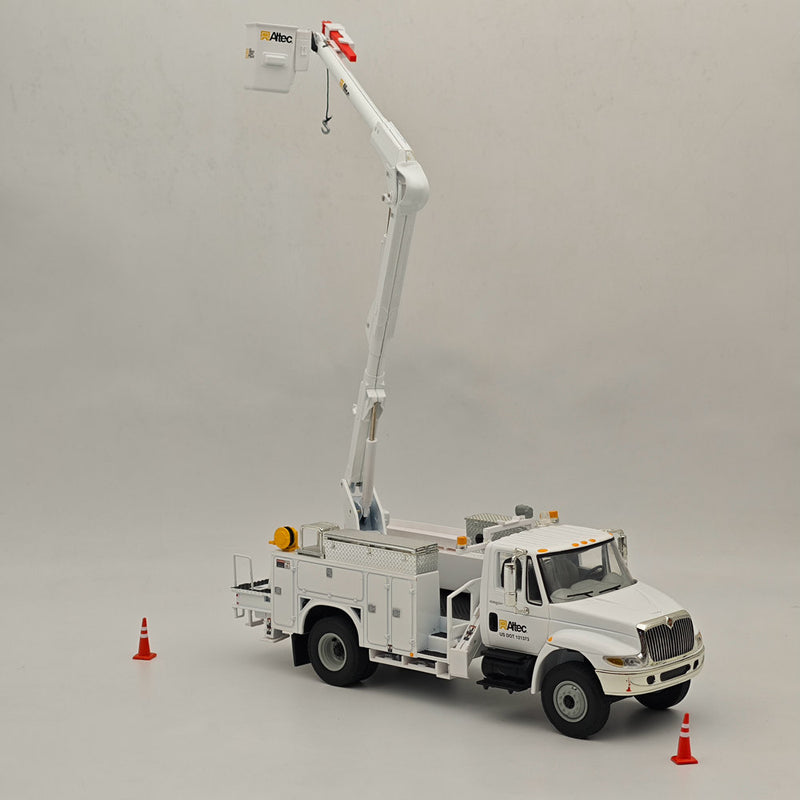 First 1/34 Altec International Aerial Device Utility Truck 19-2827 white Diecast Model Truct Collection