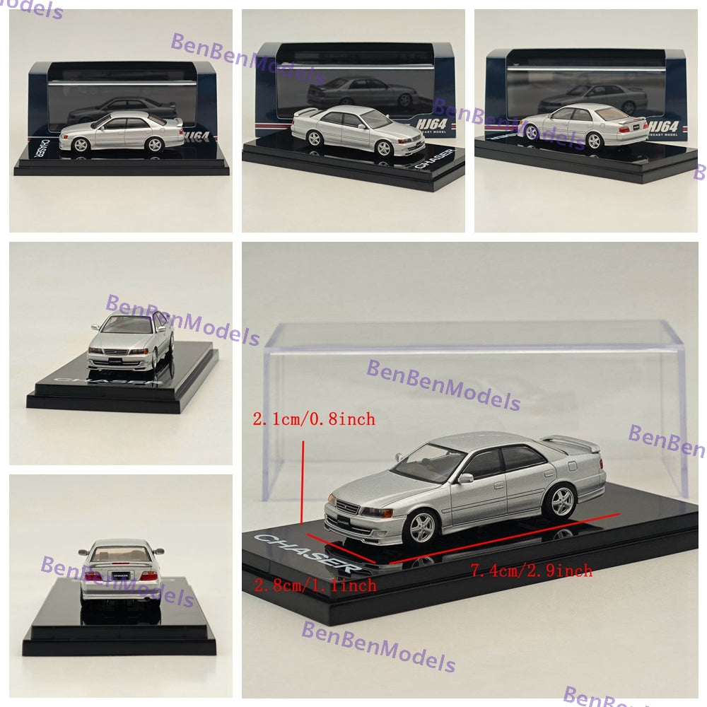 Hobby Japan Toyota CHASER TOURER V (JZX100) 1998 Diecast Model Car Limited 1/64