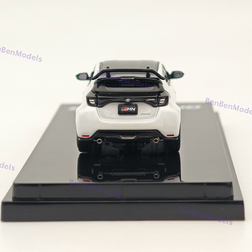 Hobby Japan 1:64 Toyota GRMN YARIS Circuit Package White HJ643024CPW Diecast