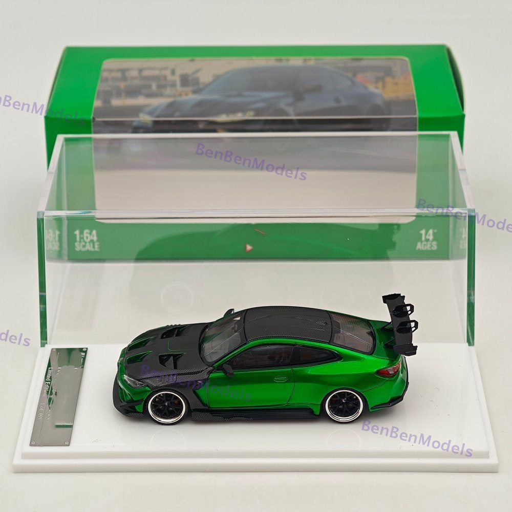 SW 1/64 M4 G82 GTR Flossmann Full Widebody Kit Diecast Model Car Limited Edition