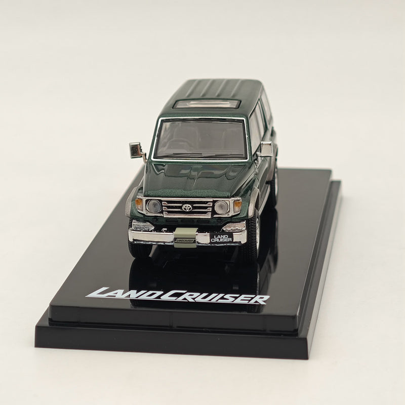 Hobby Japan 1/64 Toyota LANDCRUISER 70 ZX 4DOOR 2001 Diecast Models Car Green