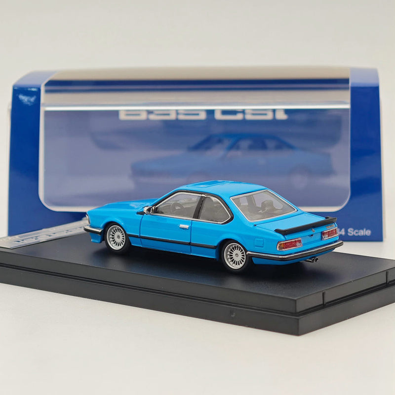 STREET WARRIOR 1/64 BMW E24 6 Series 635 CSI Blue Diecast Models Car Toy Limited 999 Collection